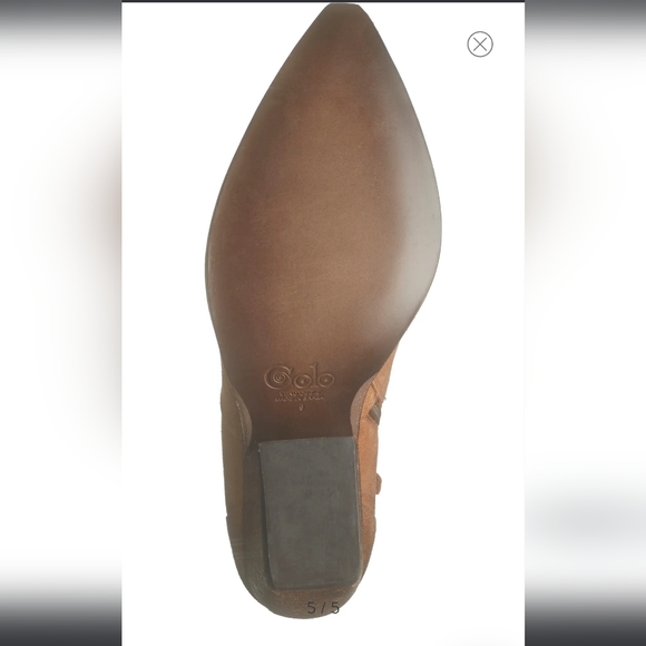 GOLO Lasso Western Leather Boot in Camel Vinyage Suede GOLO #951 - Picture 4 of 6